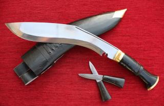 Hand-forged British Gurkha Khukuri Khukri Kukri Knife Service #1-10.5 inch 
